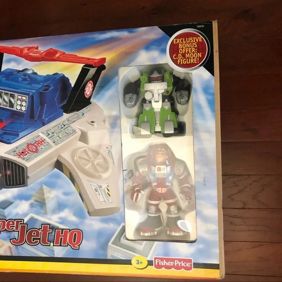 Rescue Heroes ROBOTZ HyperJet Exclusive Bonus C.D. Moon Figure Factory Sealed - Picture 3 of 11